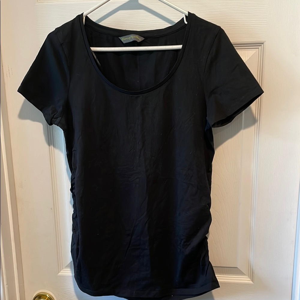 Black Fitted Short Sleeve T-Shirt